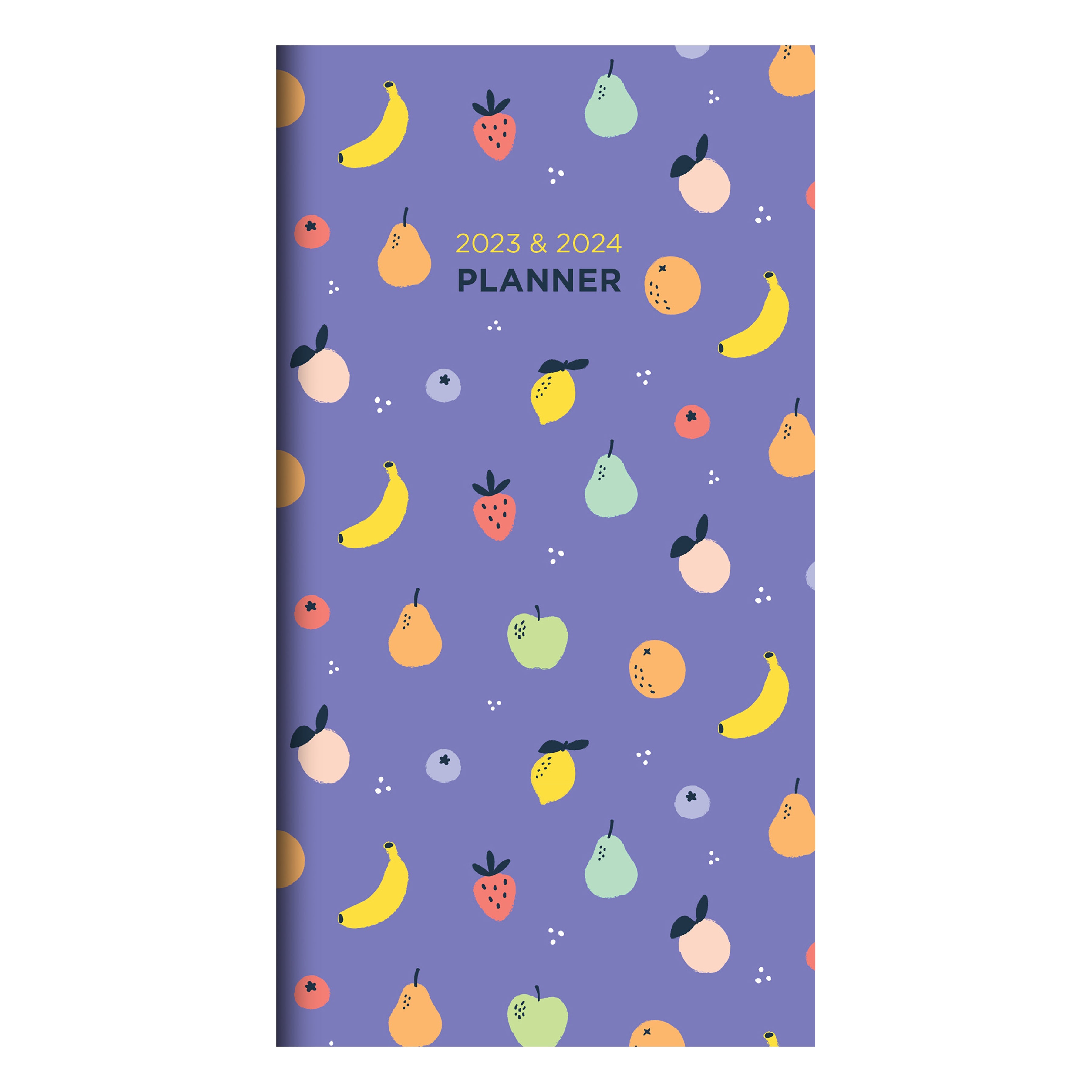 2023-2024 Grape Fruits - 2-Year Monthly Pocket Diary/Planner