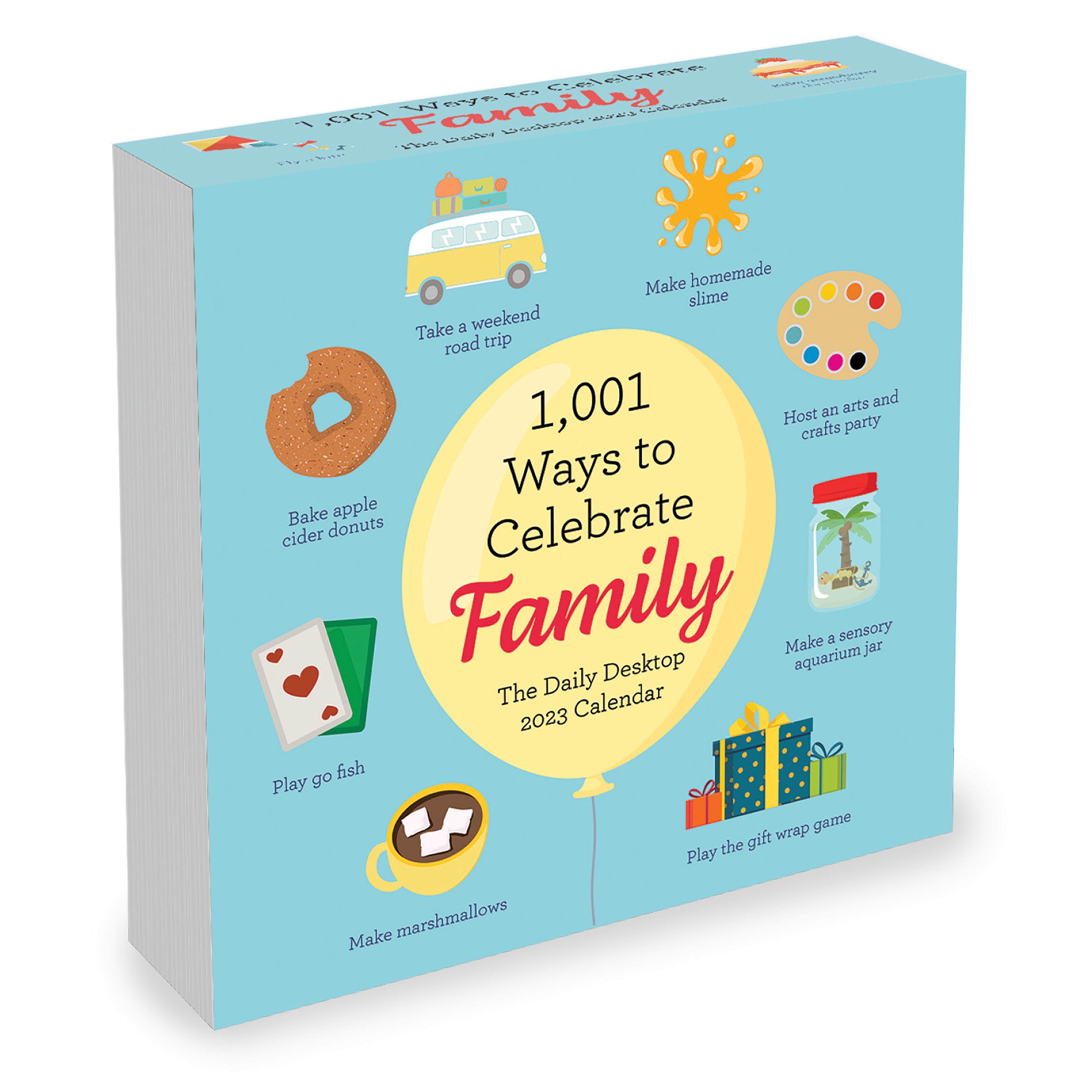 2023 1,001 Ways to Celebrate Family - Daily Boxed Page-A-Day  Calendar