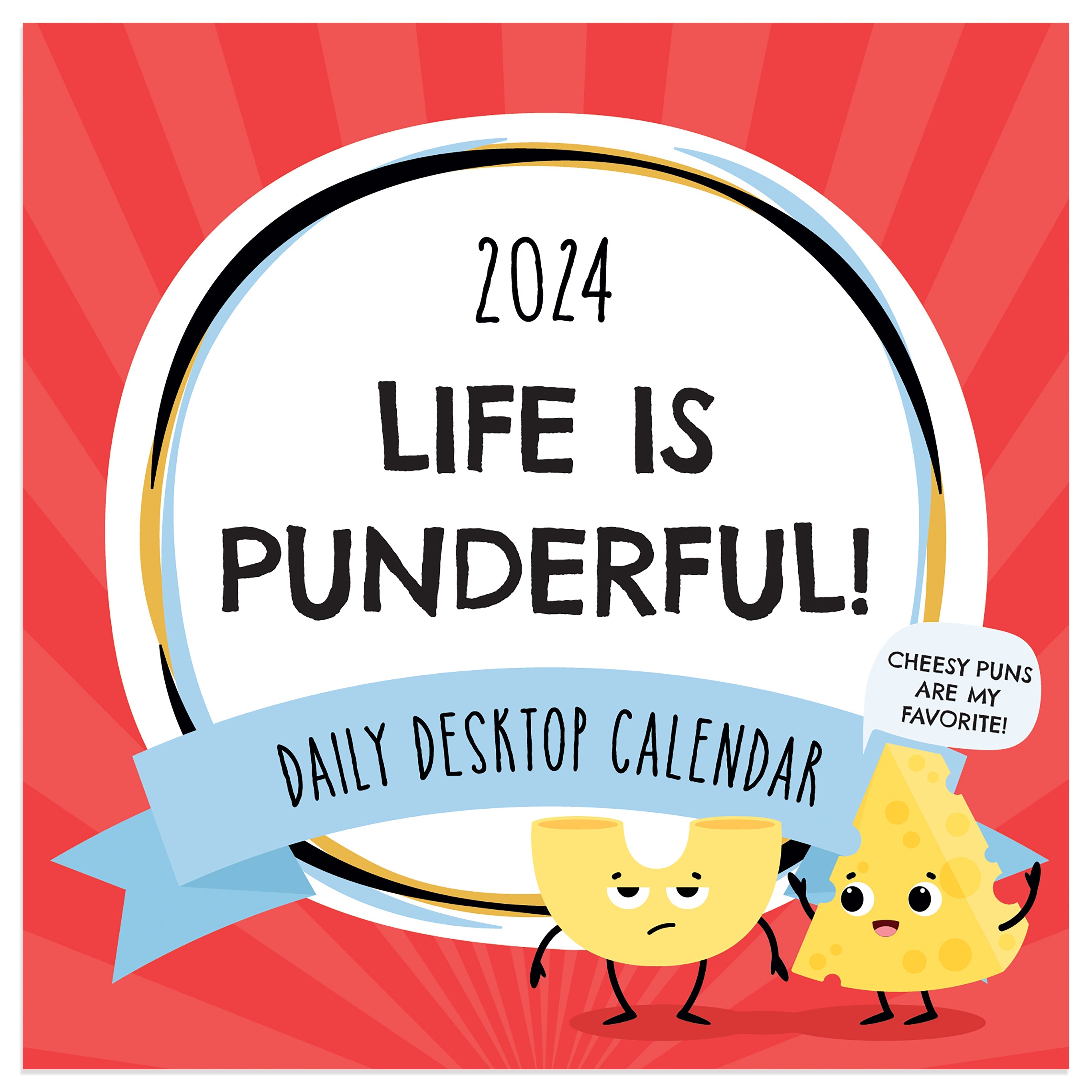 2024 Puns of Fun Daily Boxed PageADay Fun & Humor Calendars by