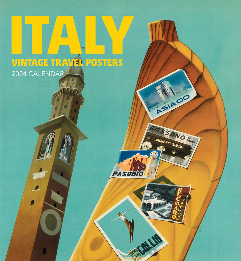 2024 Italy Vintage Travel Posters Square Wall Calendar Art   C897b29f1058131e47e23bb0f4fd256e 