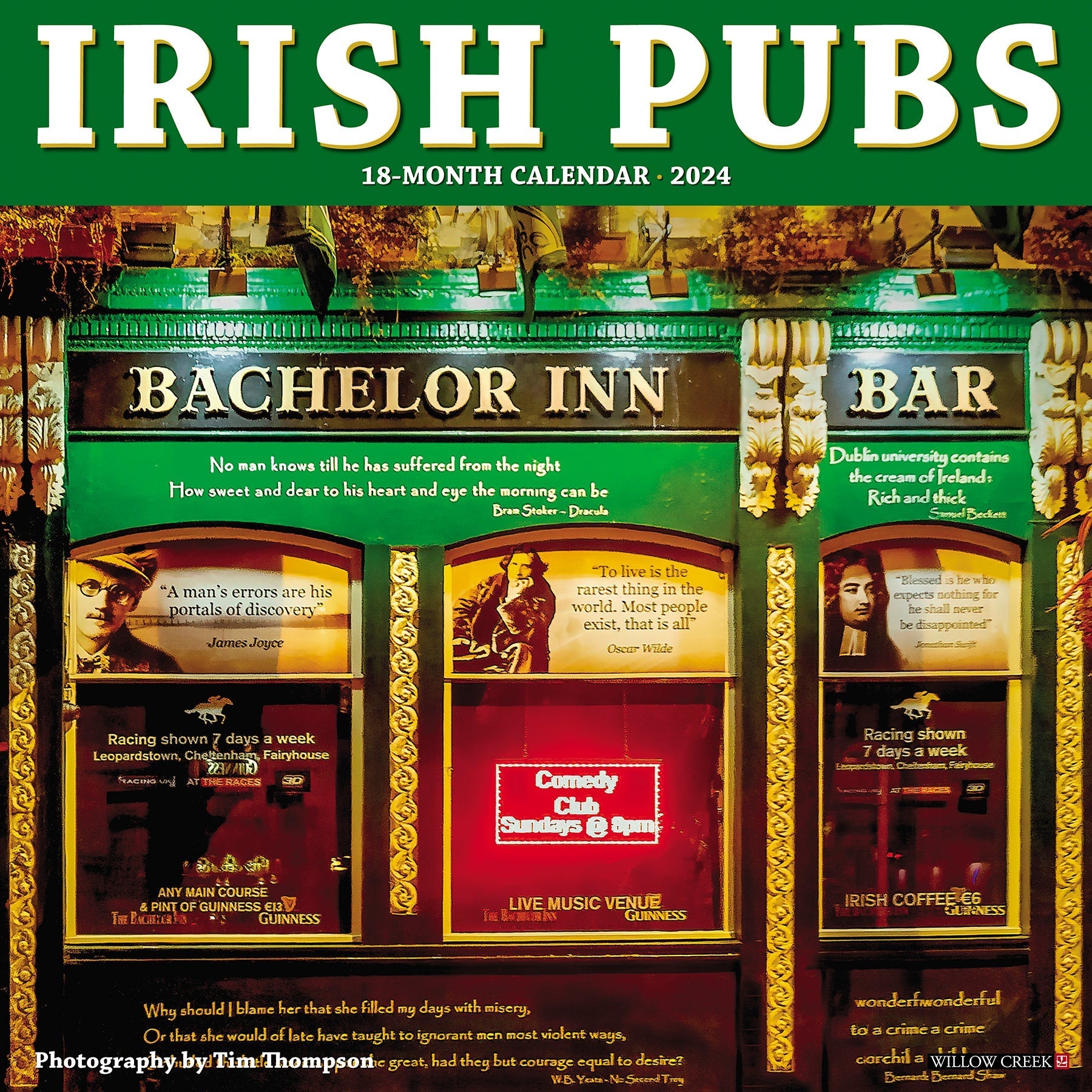 2024 Irish Pubs - Square Wall Calendar US