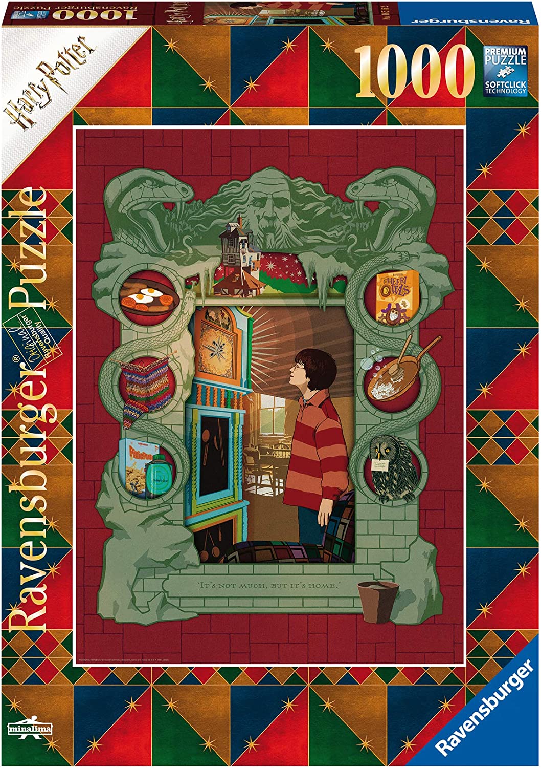 Ravensburger - Harry Potter at Weasley Family 1000 Pieces - Jigsaw Puzzle