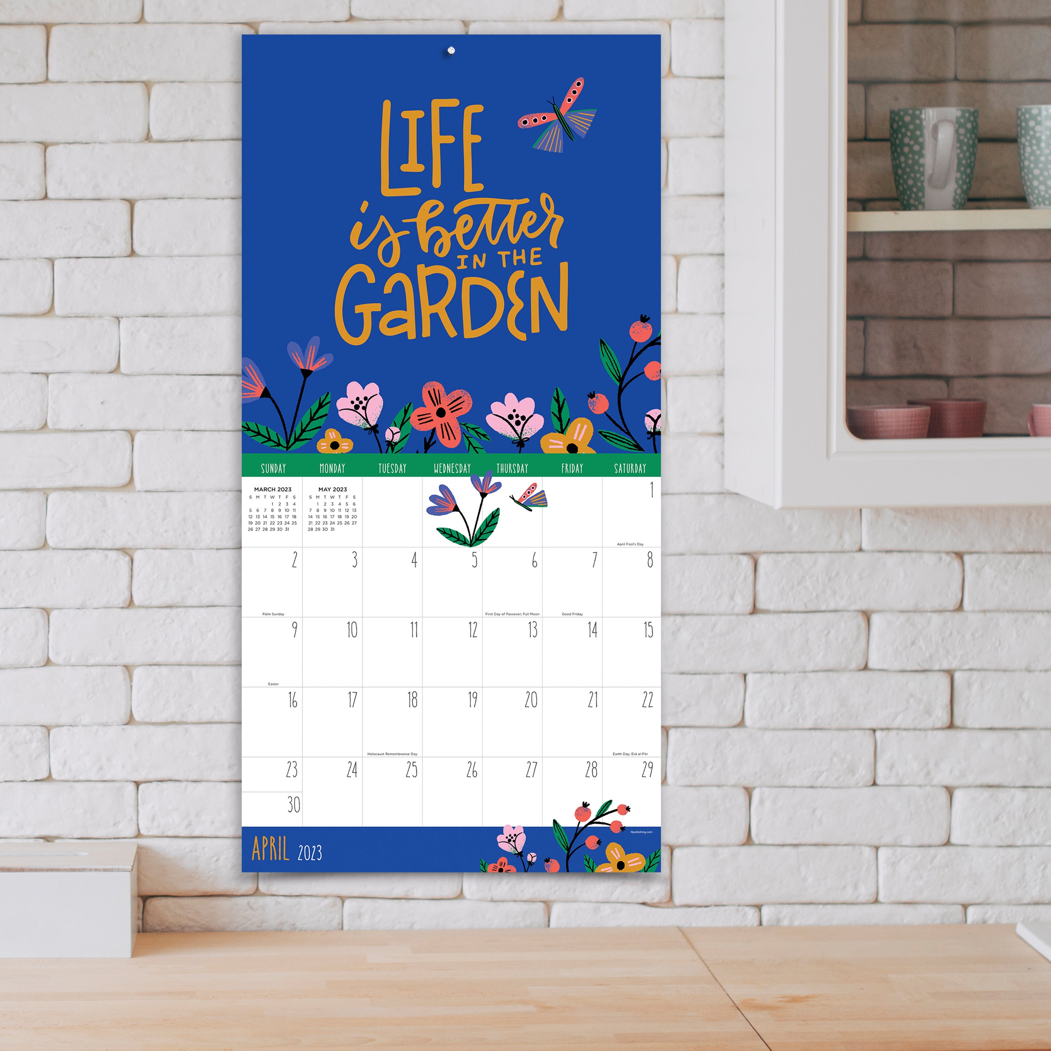 2023 Growing Gardens - Square Wall Calendar