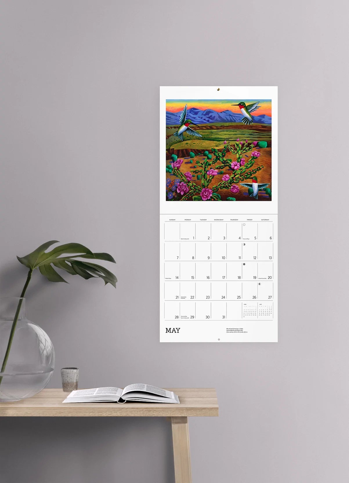 2023 In The Wild: The Art Of Billy Hassell - Square Wall Calendar