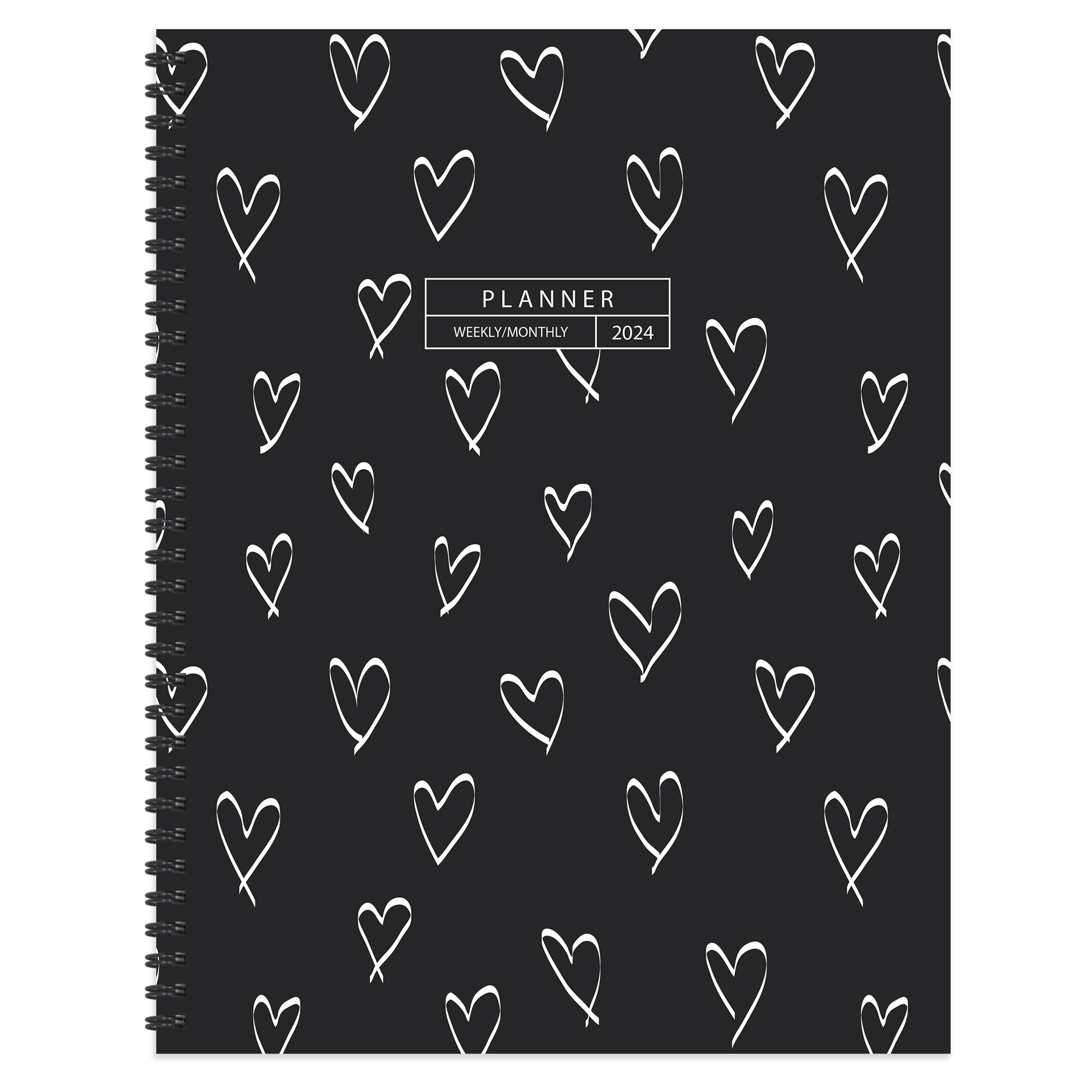 2024 Lovely - Large Weekly, Monthly Diary/Planner US