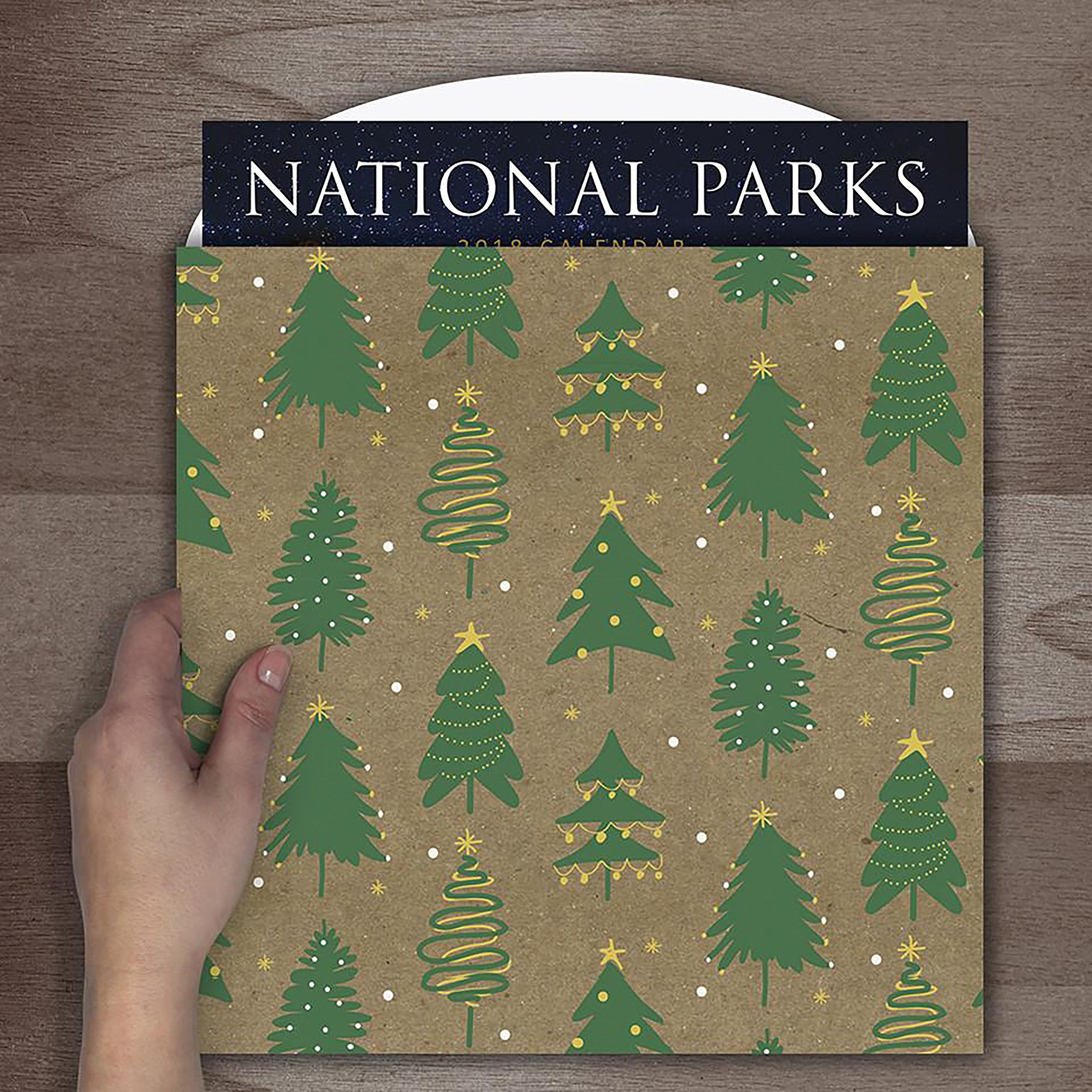 Green Trees Calendar Wrap - Calendar Accessories US