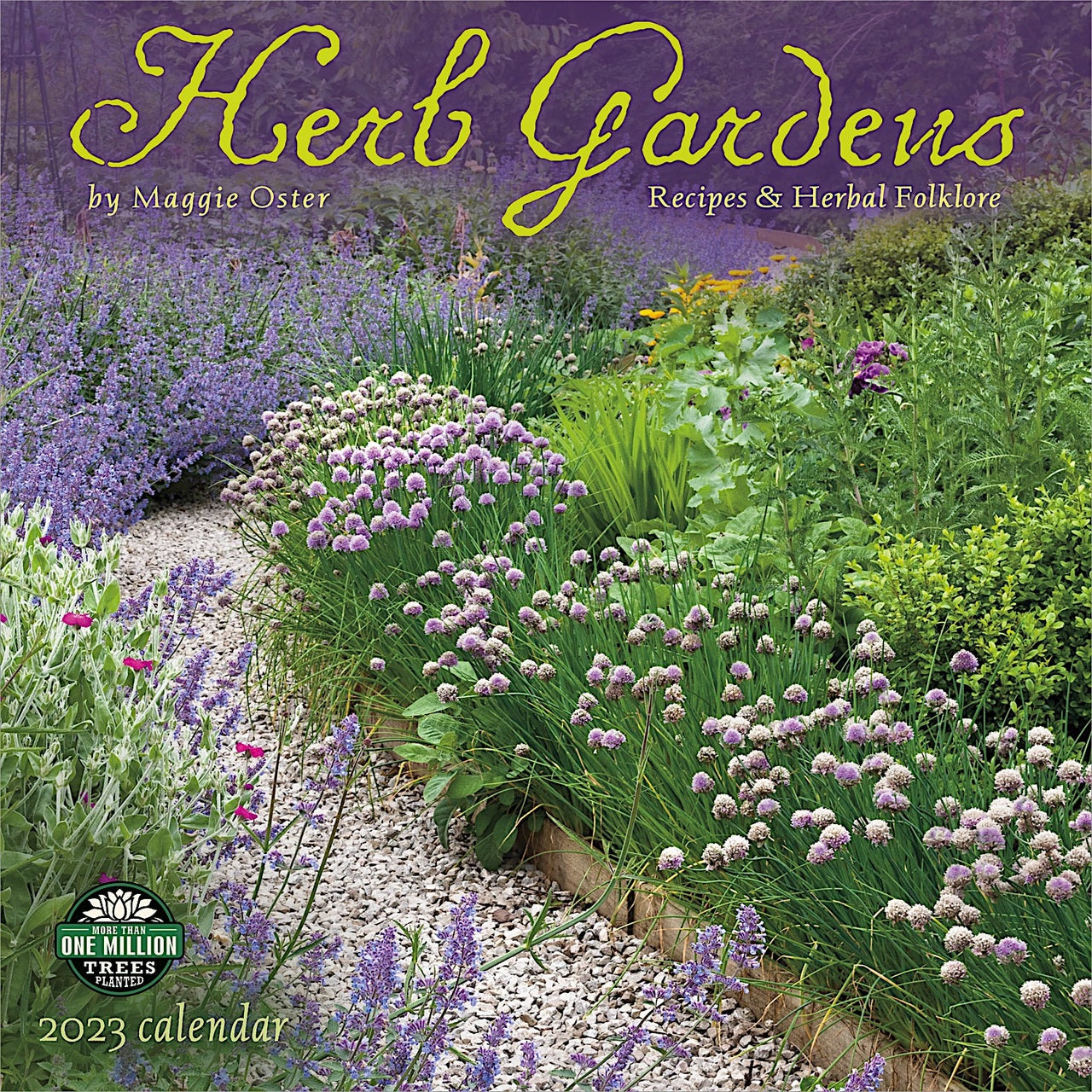 2023 Herb Gardens - Square Wall Calendar