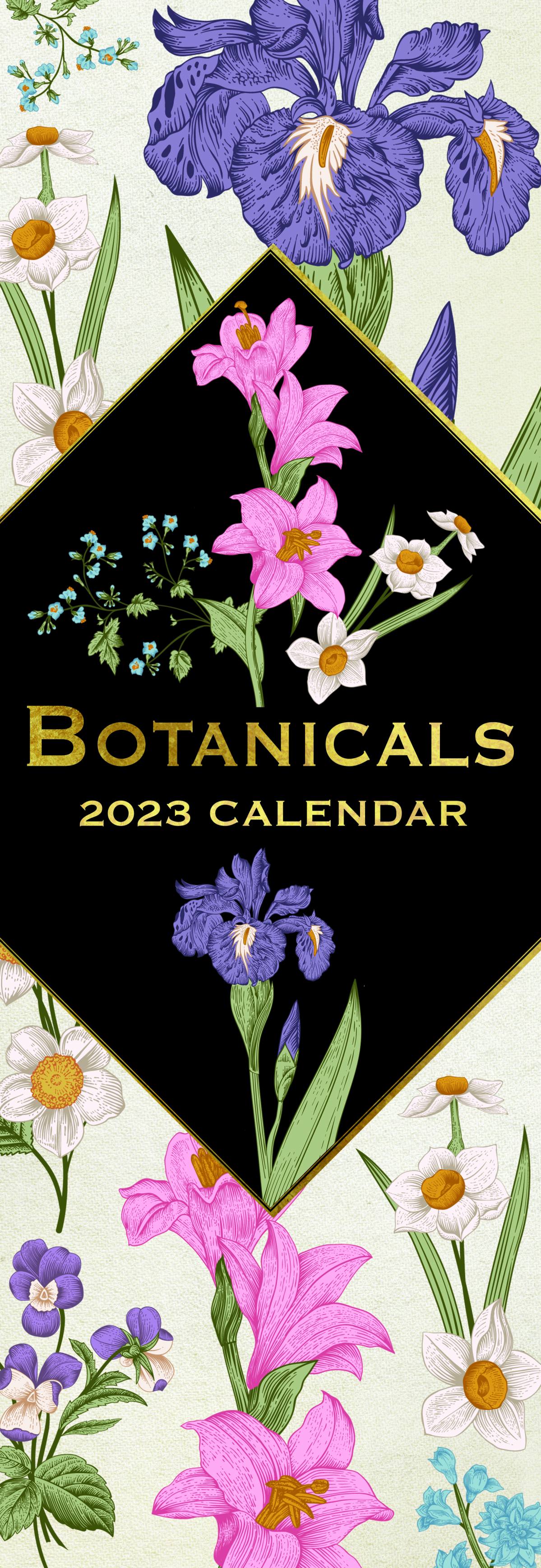 2023 Botanicals - Slim Wall Calendar