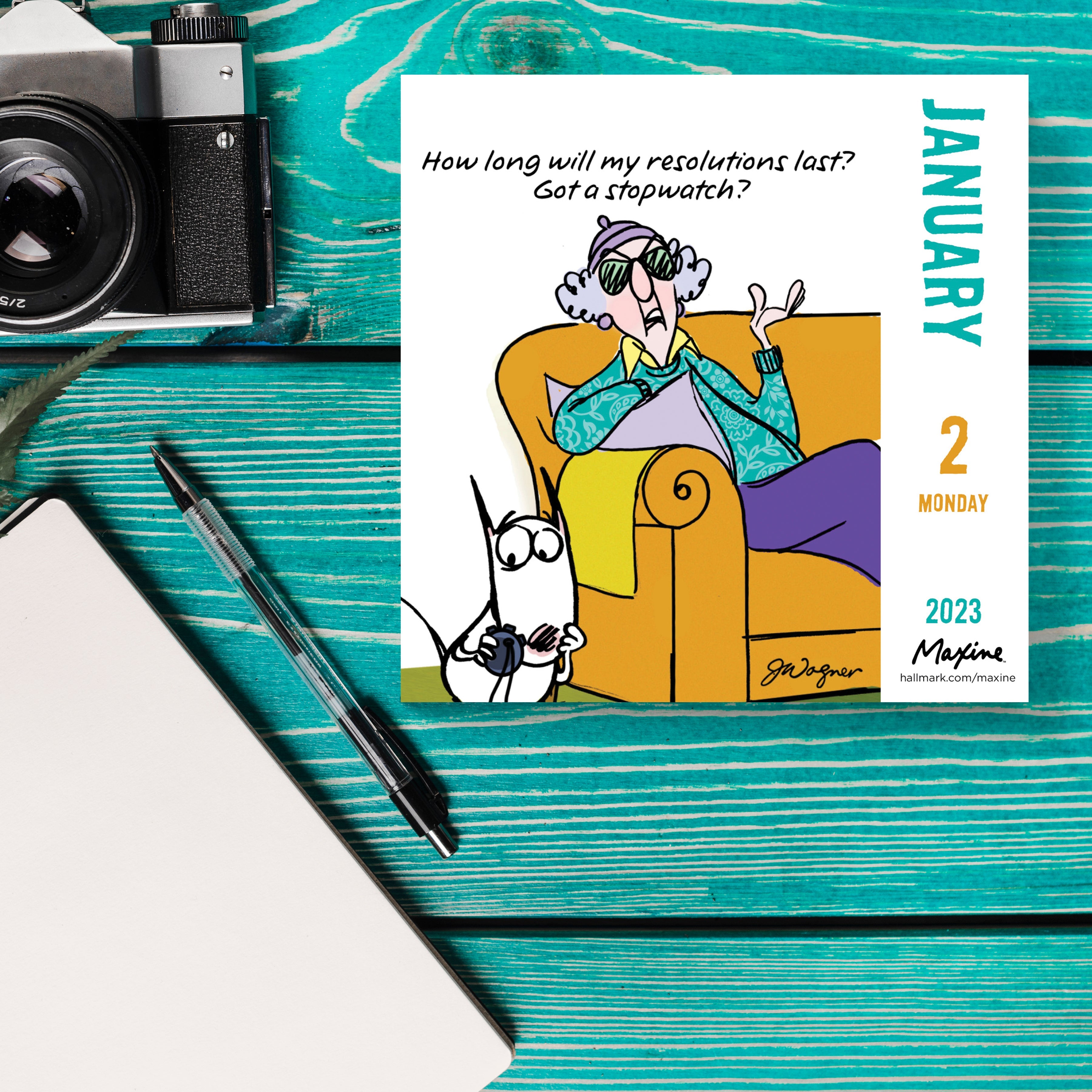 2023 Maxine - Daily Boxed Page-A-Day  Calendar