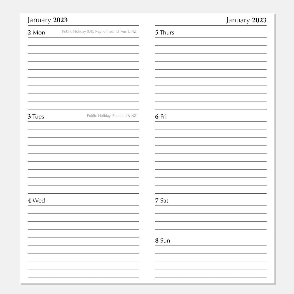 2023 William Morris - Jasmine - Pocket Diary/Planner