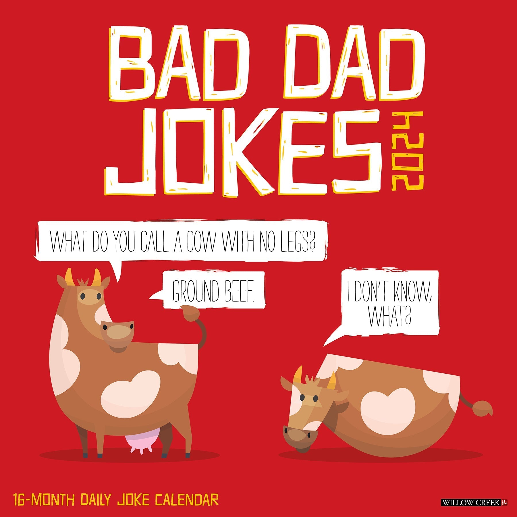 2024 Bad Dad Jokes - Square Wall Calendar US