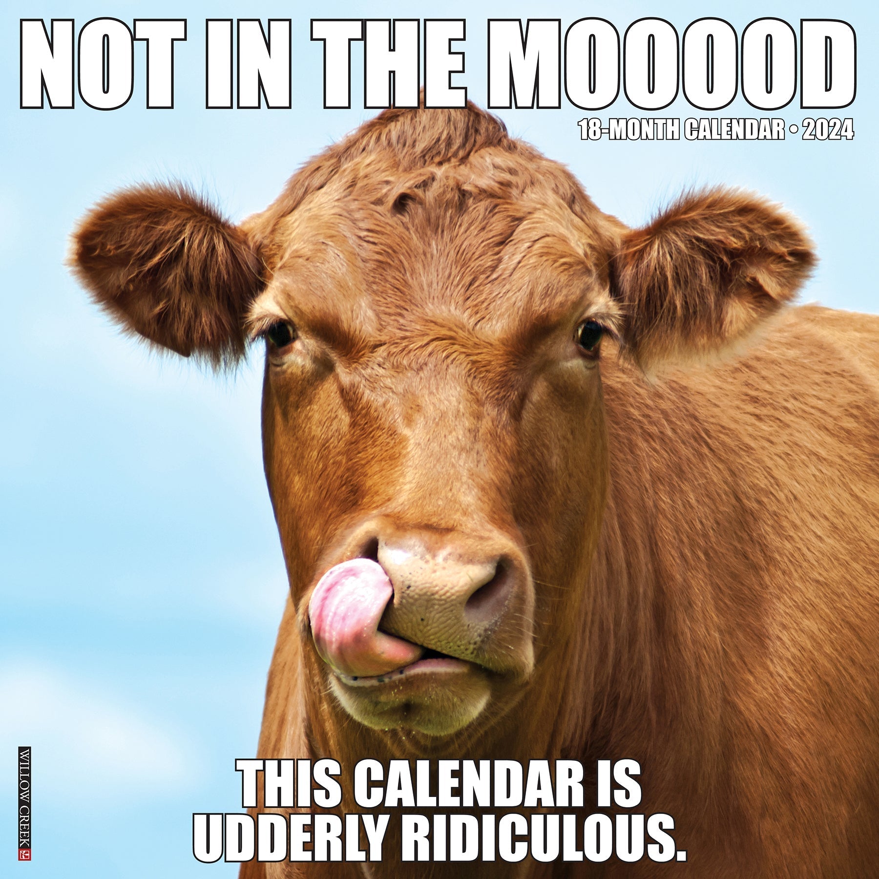 2024 Not in the Mooood - Square Wall Calendar US