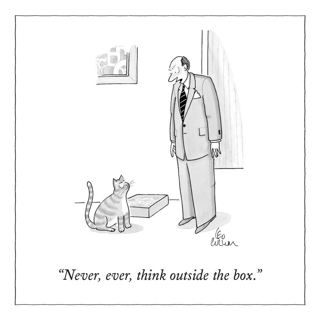 Never, Ever Think  (By New Yorker) - Flex Magnet