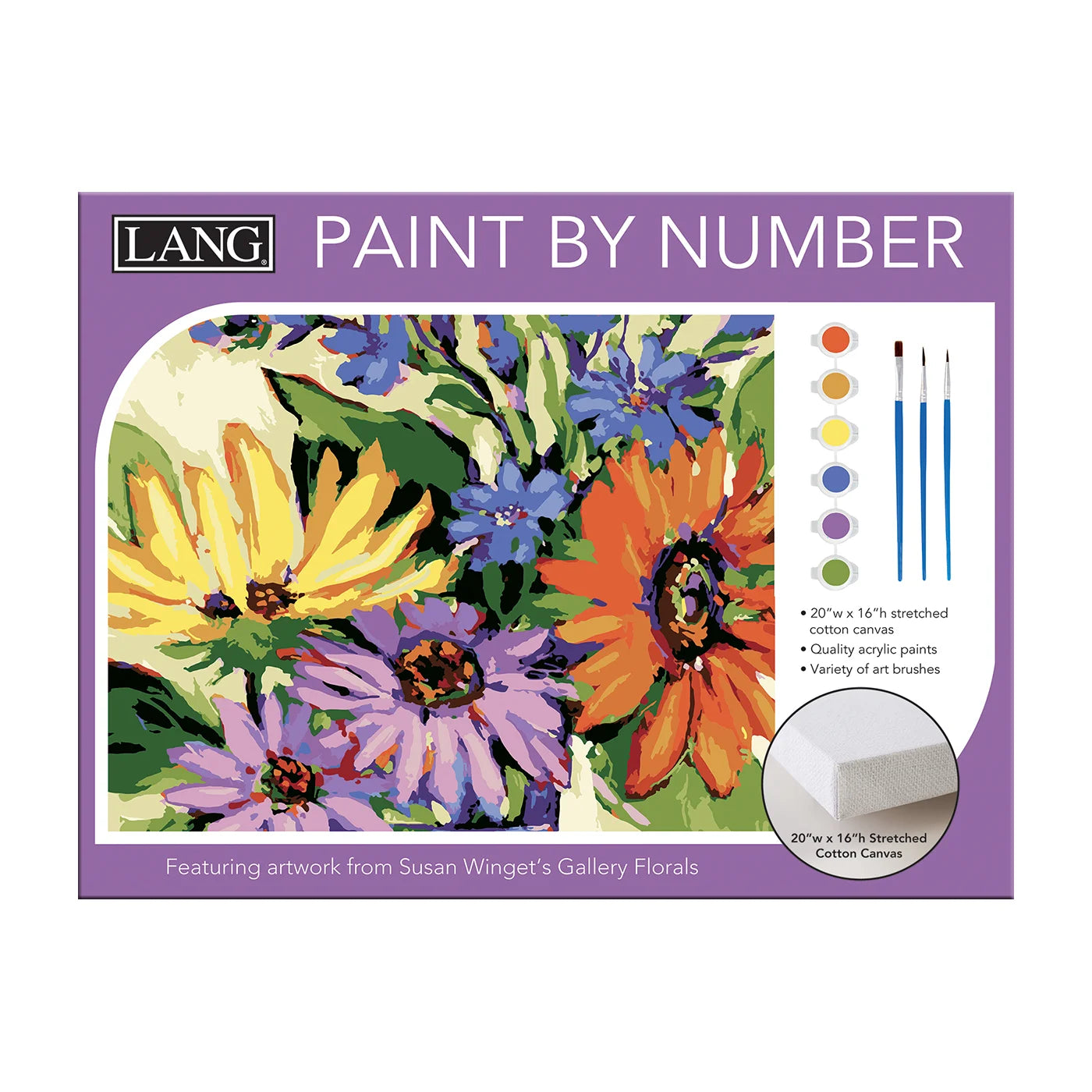 LANG Gallery Florals - Paint by Numbers