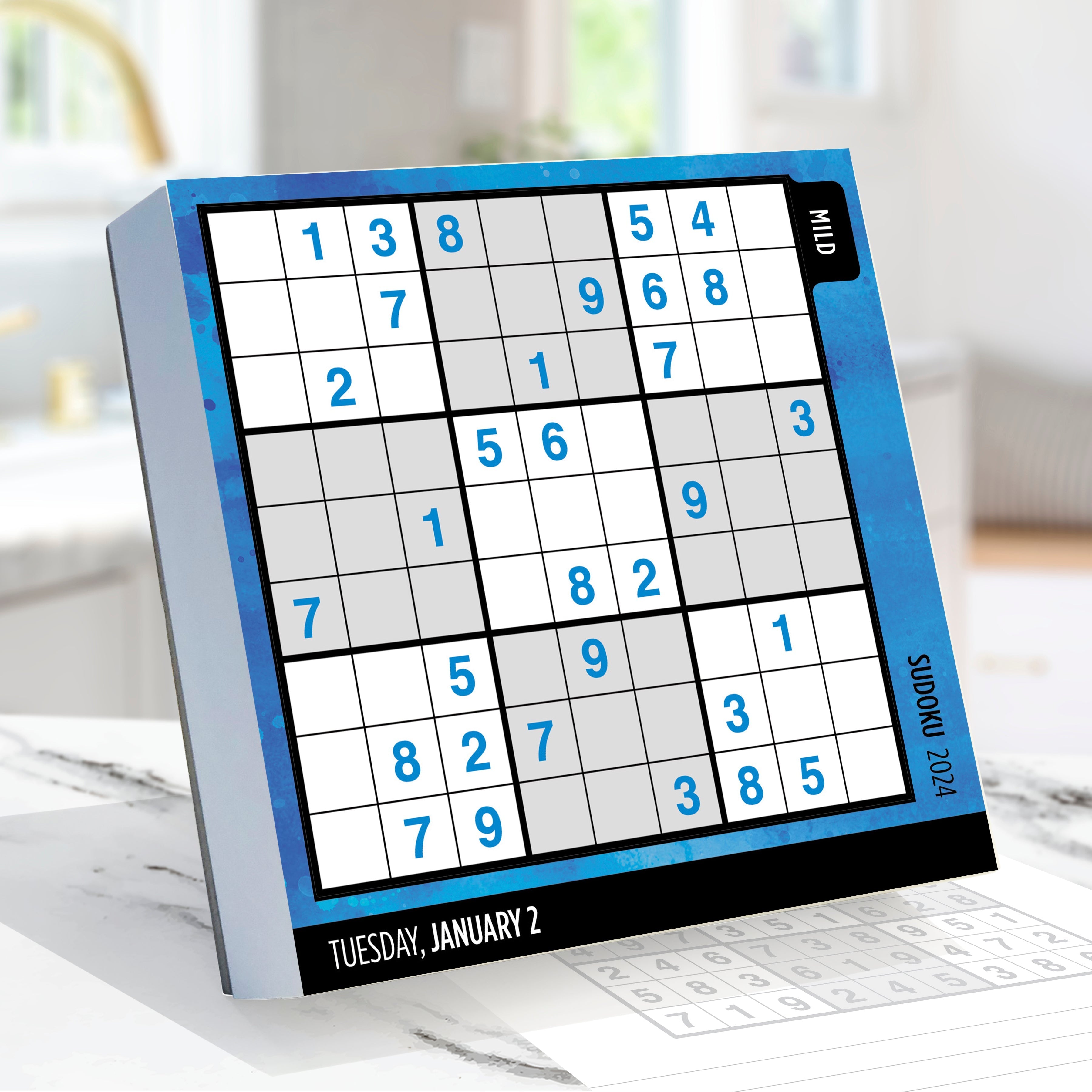 2024 Sudoku Puzzles - Daily Boxed Page-A-Day Calendar US