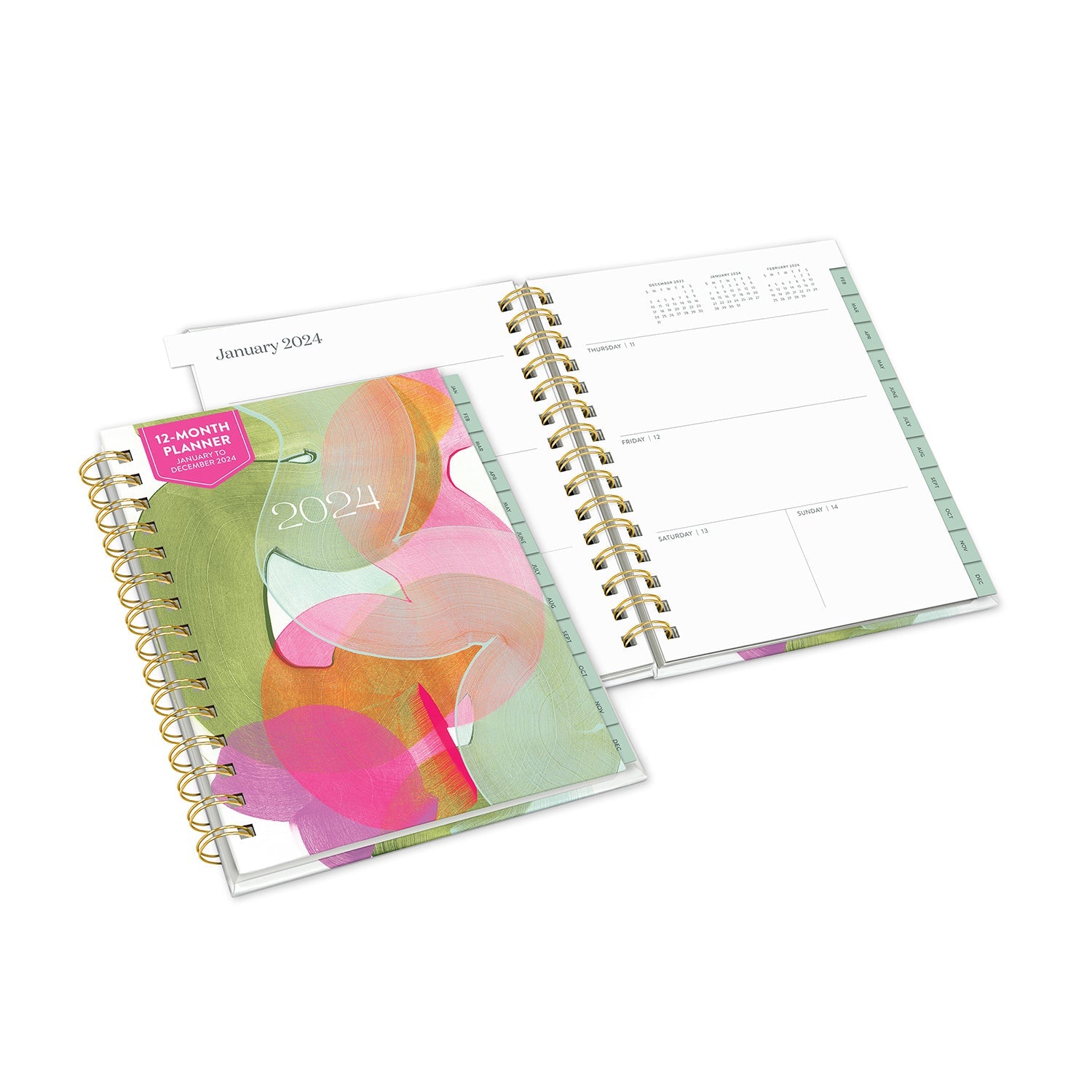 2024 Fresh Start - Monthly & Weekly Edie Tabbed Diary/Planner  SOLD OUT