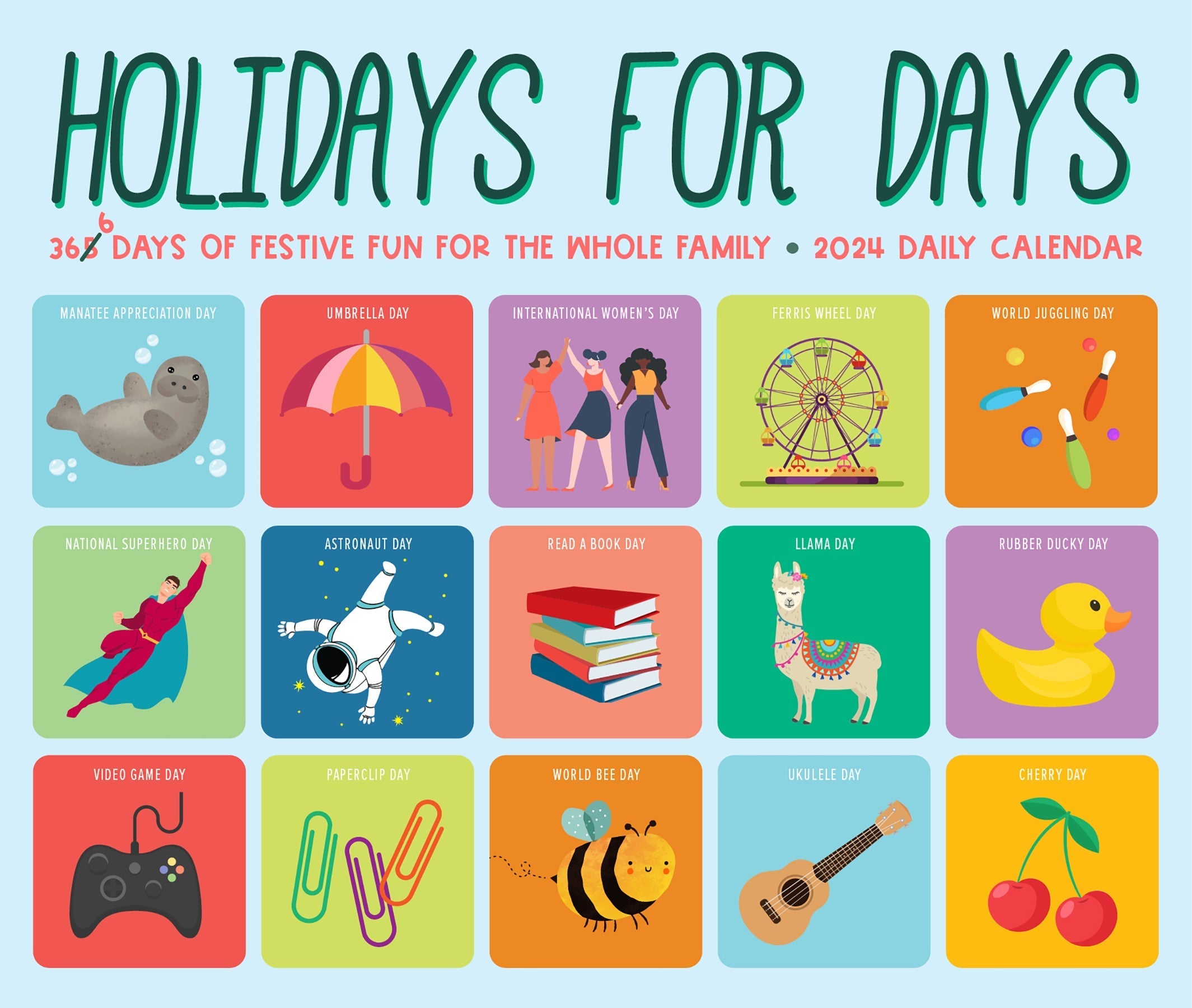 Holidays Planner Stickers Set